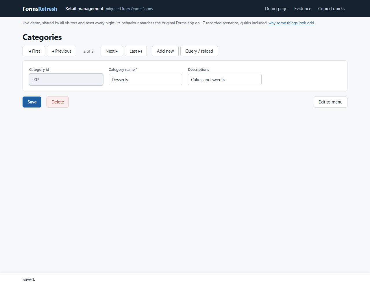 Migrated (.NET, PostgreSQL), step 05-delete