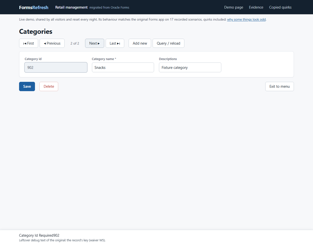 Migrated (.NET, PostgreSQL), step 04-next