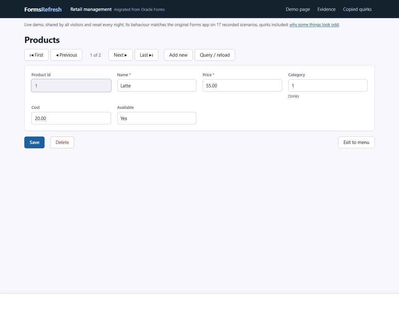 Migrated (.NET, PostgreSQL), step 00-open